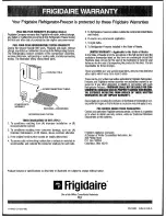 Предварительный просмотр 28 страницы Frigidaire FPEM-26VWD Owner'S Manual