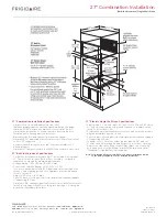 Preview for 6 page of Frigidaire FPEW2785KF - 27" Single Electric Wall Oven Product Specifications