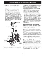 Preview for 9 page of Frigidaire FPGC3087MS Installation Instructions Manual