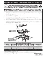 Предварительный просмотр 11 страницы Frigidaire FPGC3087MS Installation Instructions Manual