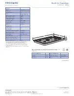 Preview for 2 page of Frigidaire FPGC3087MS Product Specifications