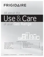 Preview for 1 page of Frigidaire FPGF3685LS Use & Care Manual