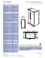 Предварительный просмотр 2 страницы Frigidaire FPHC2398LF Product Specifications