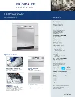 Frigidaire FPHD2481KF - Professional 24" -Built Specifications предпросмотр