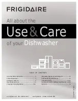 Предварительный просмотр 1 страницы Frigidaire FPHD2491 Use And Care Manual