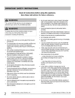 Preview for 2 page of Frigidaire FPHD2491KF0 Use & Care Manual