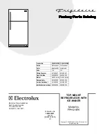 Предварительный просмотр 1 страницы Frigidaire FPHI2187k F/R* Parts Catalog