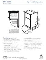 Предварительный просмотр 2 страницы Frigidaire FPHI2187k F/R* Specification Sheet