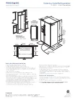 Предварительный просмотр 2 страницы Frigidaire FPHS2387K F Specification Sheet