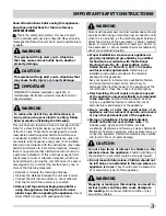 Preview for 3 page of Frigidaire FPIC3077RF Use & Care Manual