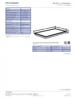 Preview for 2 page of Frigidaire FPIC3695MS Product Specifications