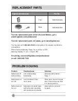 Preview for 8 page of Frigidaire FPKT58D7NS Use & Care Manual