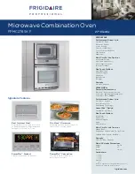 Preview for 1 page of Frigidaire FPMC2785K F Specification Sheet