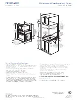 Preview for 3 page of Frigidaire FPMC3085KF - Microwave Oven Combination Specifications