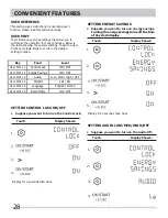 Preview for 28 page of Frigidaire FPMO3077TF Use & Care Manual