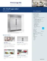 Предварительный просмотр 1 страницы Frigidaire FPRH17D7K F Features