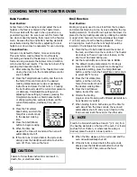 Preview for 8 page of Frigidaire FPTO06D7MS Use & Care Manual