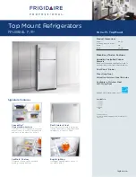 Frigidaire FPUI1888LF Product Specifications предпросмотр