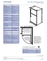 Предварительный просмотр 2 страницы Frigidaire FPUI1888LF Product Specifications