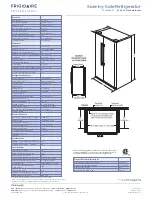 Предварительный просмотр 2 страницы Frigidaire FPUS2698LF Product Specifications