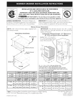 Frigidaire FPWD2785KFA Installation Instructions Manual preview