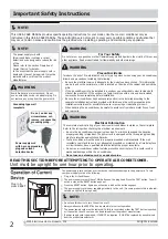 Preview for 2 page of Frigidaire FRA053XT7 Use And Care Manual