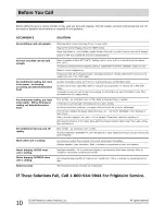 Preview for 10 page of Frigidaire FRA053XT710 Use & Care Manual