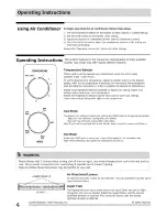 Preview for 4 page of Frigidaire FRA060XT70 Use & Care Manual