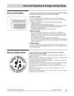 Preview for 7 page of Frigidaire FRA062AT710 Use & Care Manual