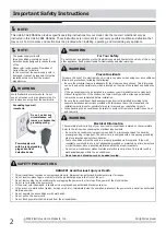 Preview for 2 page of Frigidaire FRA064VU1 Use And Care Manual