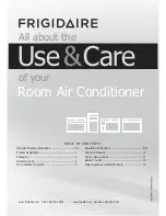 Frigidaire FRA064ZU1 Use And Care Manual preview