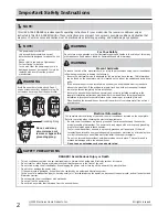 Preview for 2 page of Frigidaire FRA064ZU1 Use And Care Manual