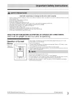 Preview for 3 page of Frigidaire FRA073PU10 Use & Care Manual