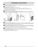 Предварительный просмотр 8 страницы Frigidaire FRA084KT70 Installation Instructions Manual