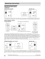 Preview for 8 page of Frigidaire FRA086HT110 Use & Care Manual