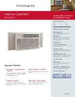 Frigidaire FRA08EZT1 Brochure & Specs preview