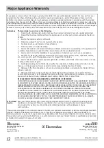 Preview for 12 page of Frigidaire FRA08EZT1 Use And Care Manual