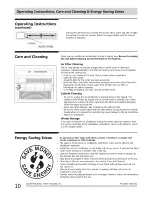 Preview for 10 page of Frigidaire FRA08EZT10 Use & Care Manual