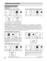 Preview for 8 page of Frigidaire FRA08PZU110 Use & Care Manual