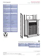 Preview for 2 page of Frigidaire FRA103KT1 Specifications