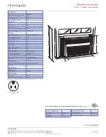 Предварительный просмотр 2 страницы Frigidaire FRA105CV1 Brochure & Specs