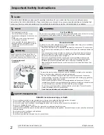 Preview for 2 page of Frigidaire FRA106CV1 Use And Care Manual