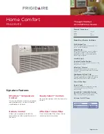 Frigidaire FRA10EHT2 Brochure & Specs preview