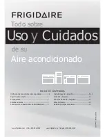 Frigidaire FRA12EZU2 (Spanish) Utilizar El & Cuidar La Guia preview