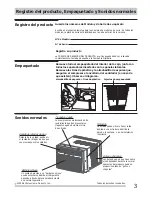 Preview for 3 page of Frigidaire FRA156MT1 (Spanish) Uso Y Cuidados