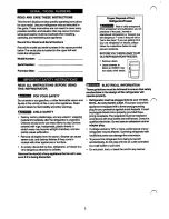 Предварительный просмотр 2 страницы Frigidaire FRC331GM Use & Care Manual