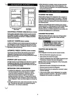 Предварительный просмотр 5 страницы Frigidaire FRC331GM Use & Care Manual