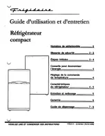 Предварительный просмотр 17 страницы Frigidaire FRC331GM Use & Care Manual