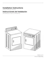 Предварительный просмотр 1 страницы Frigidaire FRE5711KW0 Installation Instructions Manual