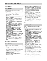 Preview for 4 page of Frigidaire FRF60W User Manual